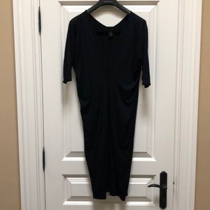 Zero +Maria Cornejo Black Jersey dress